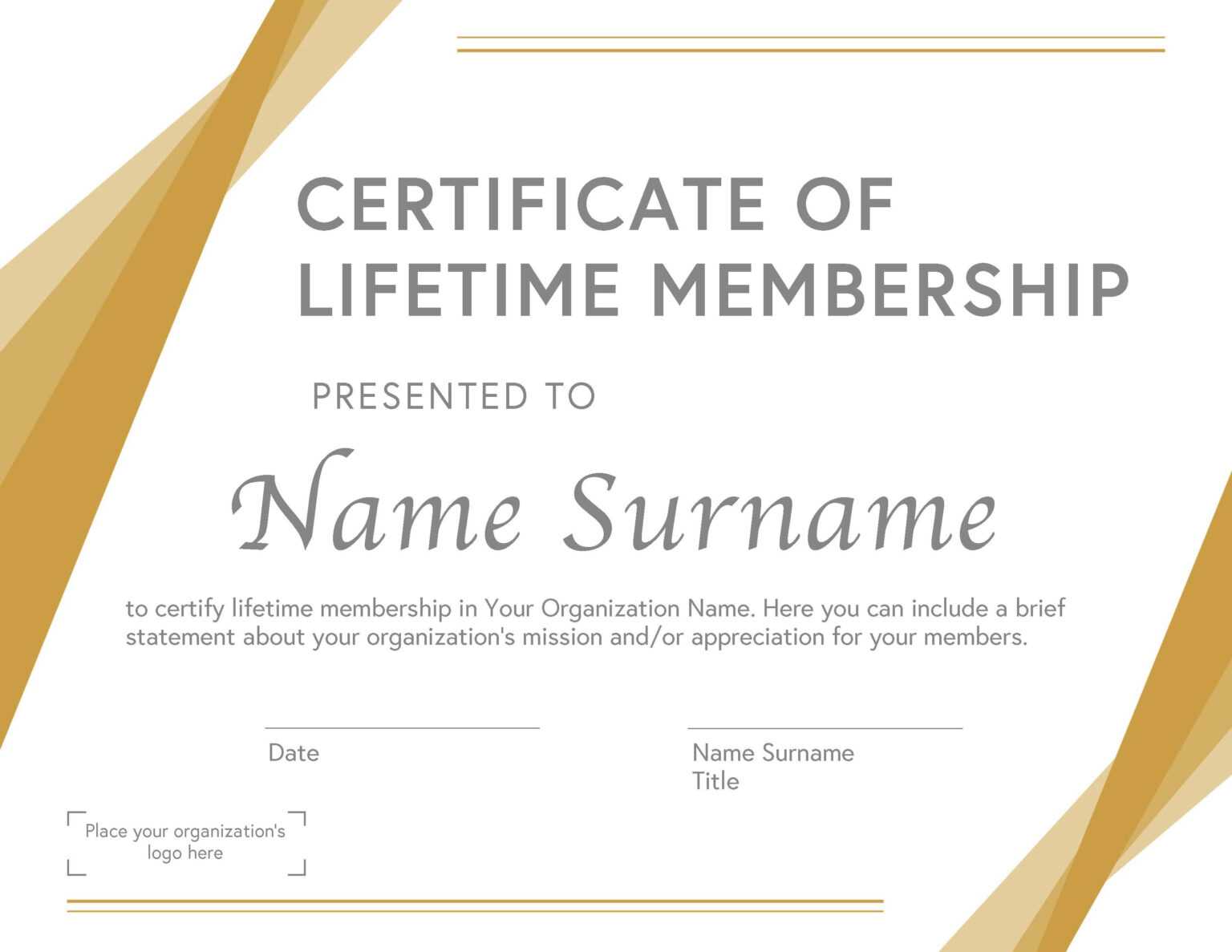 Free Membership Certificate Templates For Any Occasion In New Member