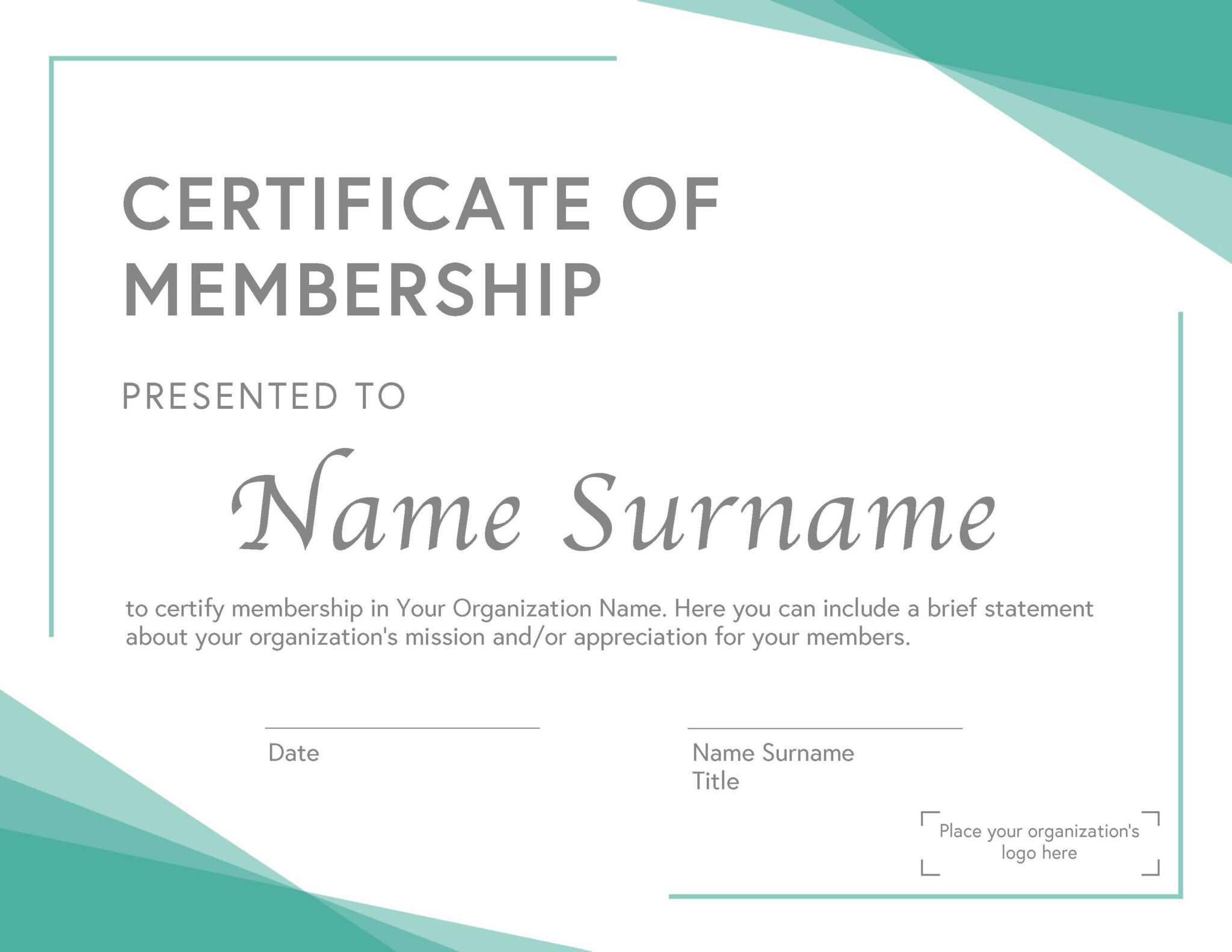 10 Free Membership Certificate Templates For Any Occasion With Life