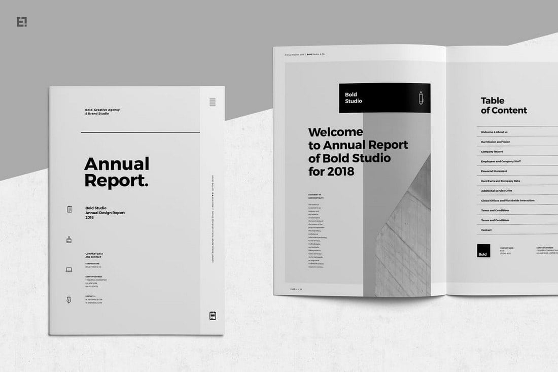 10+ Annual Report Templates (Word & InDesign) 10  Design Shack Inside Word Document Report Templates
