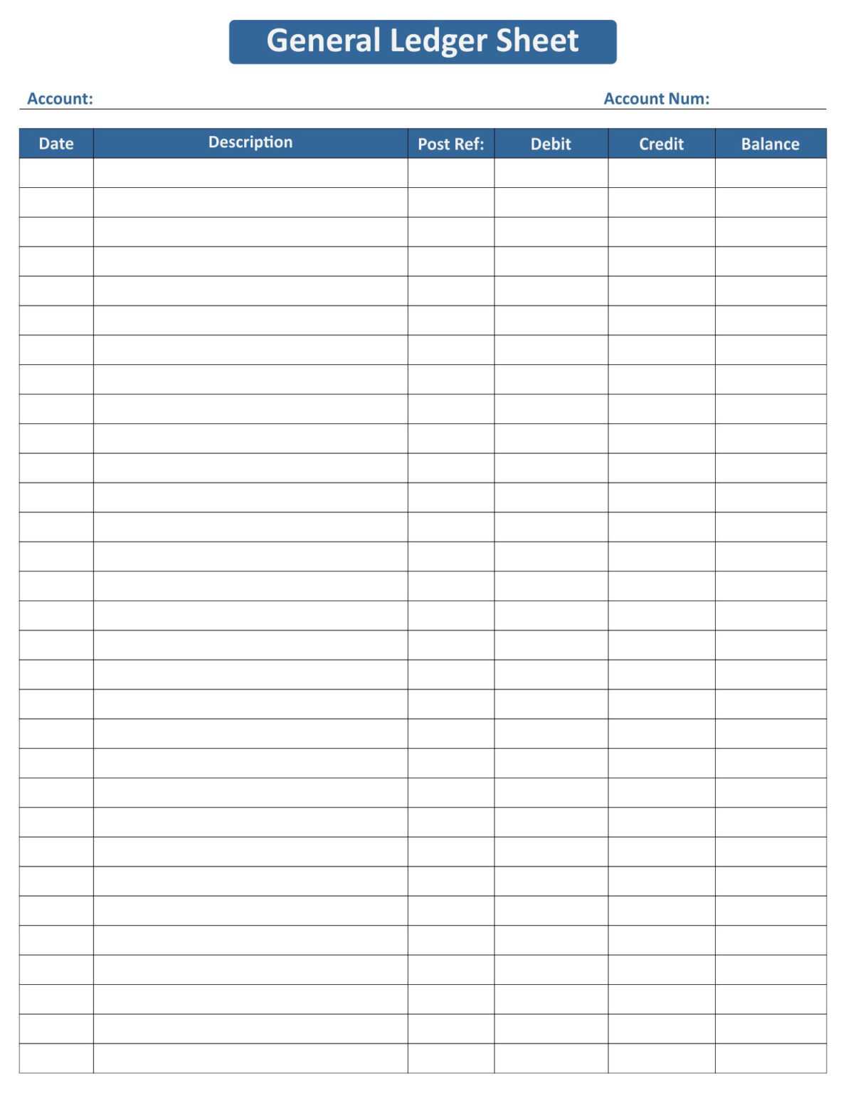 10 Best Free Printable Ledger Balance Sheet – printablee ...