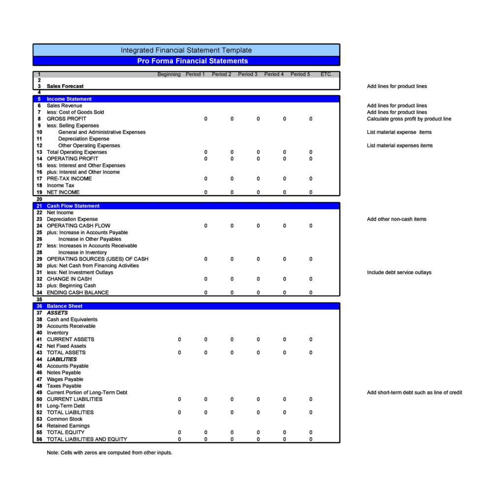 Excel Financial Report Templates