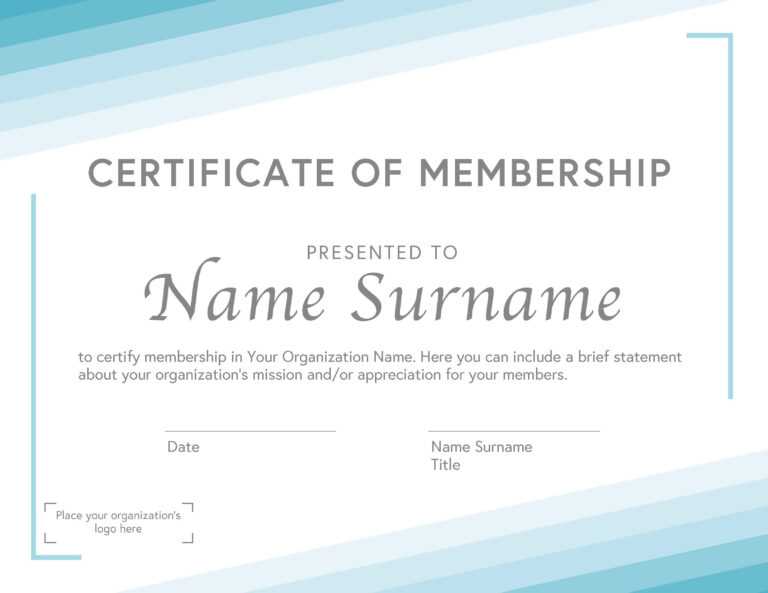 10 Free Membership Certificate Templates for Any Occasion With Regard ...