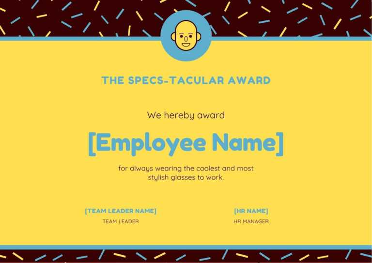 10 Fun Employee Award Ideas for 10 – Springworks Blog Regarding Funny ...