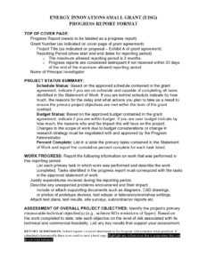 Research Project Report Template