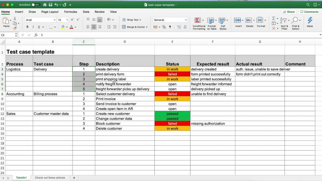 A Proven Test Plan Template for Software Testing (Excel) In Test Case ...