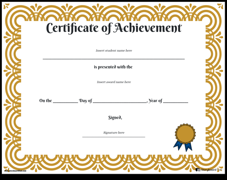 Award Template For Students — Printable Award Certificates Within ...