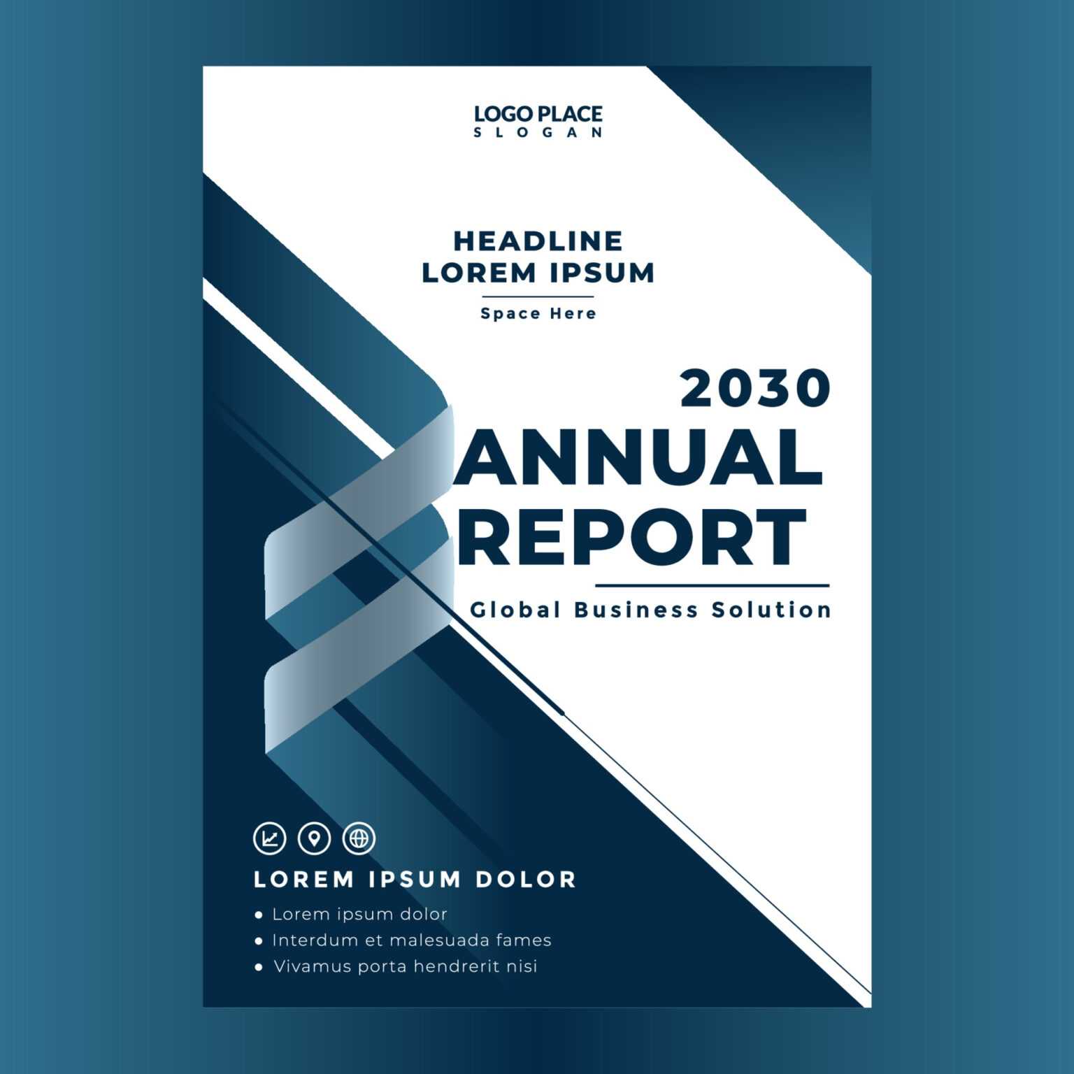 Cover Page For Annual Report Template – Rebeccachulew.com