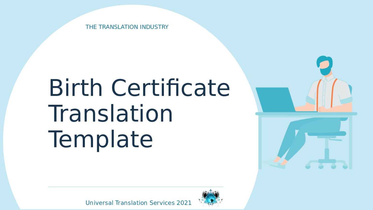 Birth Certificate Translation Template Uscis