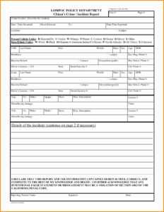 Fake Police Report Template – Rebeccachulew.com