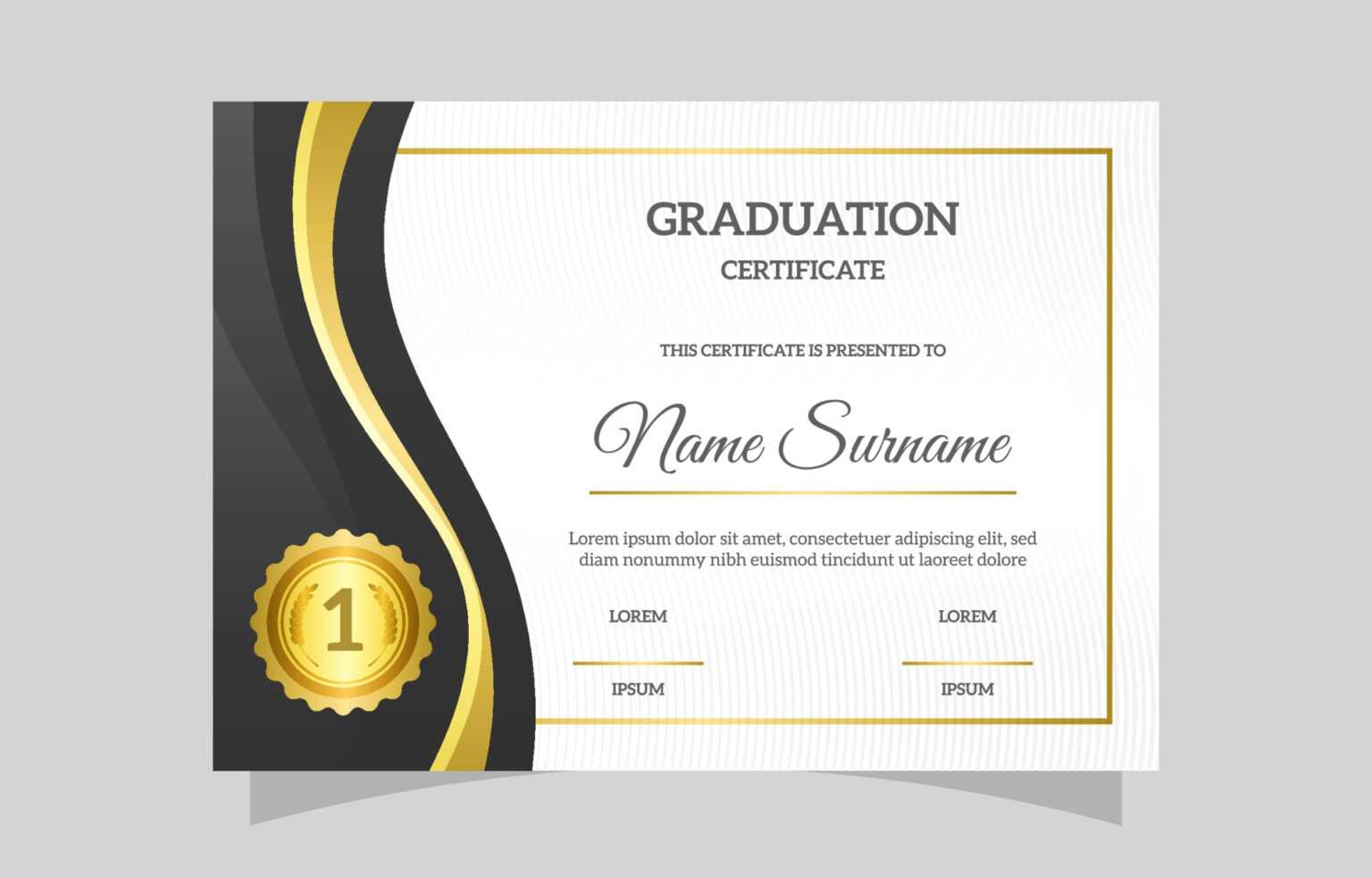 Blank Certificate Templates Free Download