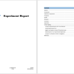 Experiment Report Template – My Word Templates Inside Word Document Report Templates