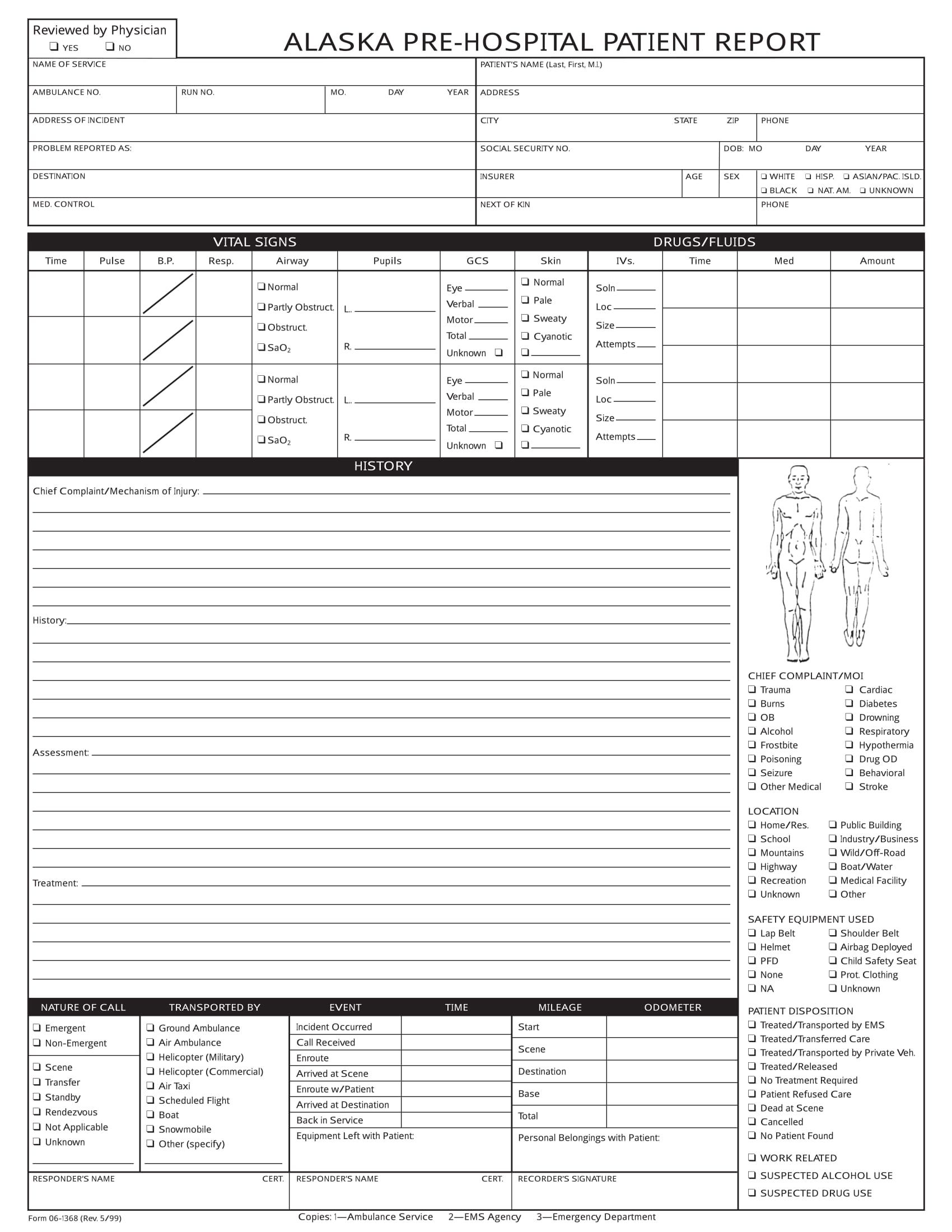 FREE 10+ Patient Report Forms In PDF  MS Word Intended For Patient Care Report Template