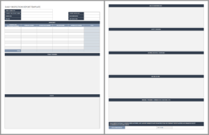 Employee Daily Report Template – Rebeccachulew.com