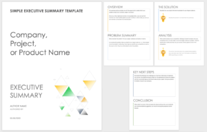 Free Executive Summary Templates Smartsheet For Wrap Up Report Template