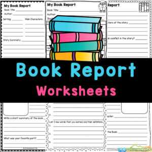 Sandwich Book Report Printable Template