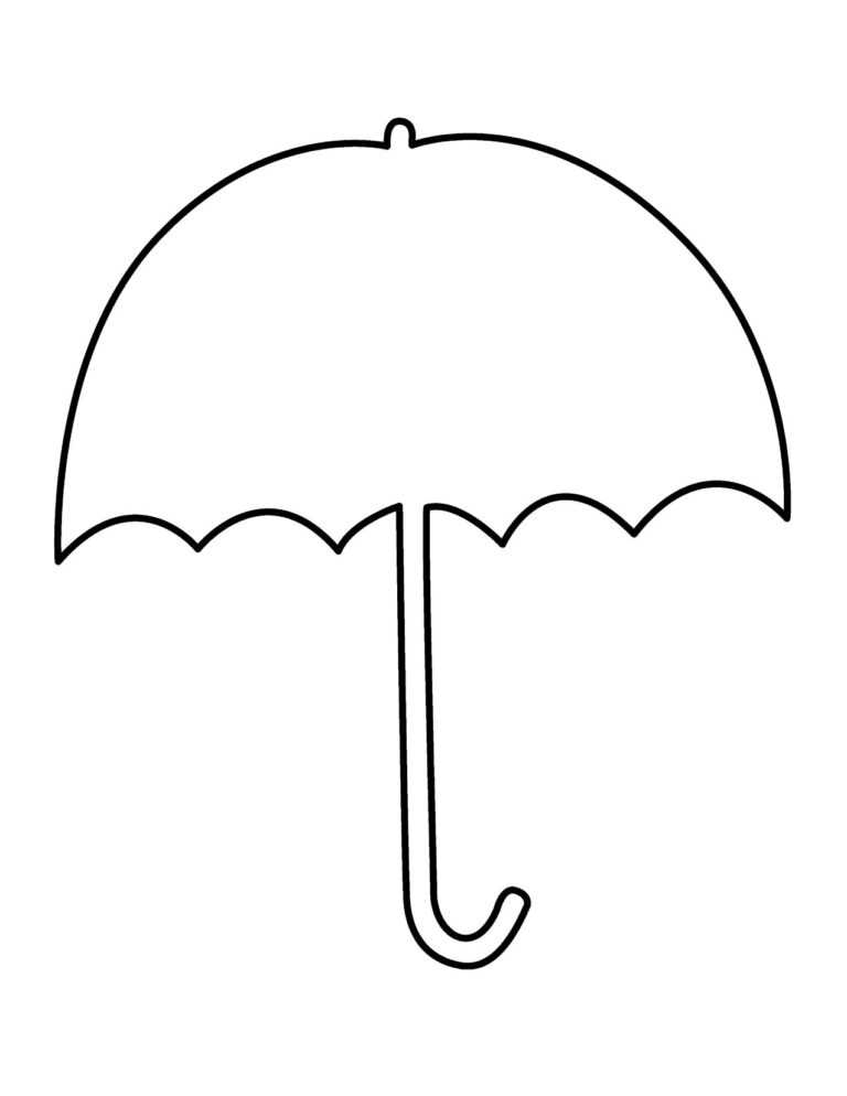 Blank Umbrella Template – Rebeccachulew.com