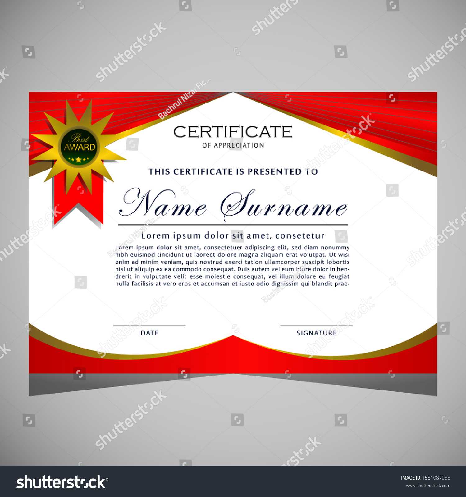 Star Performer Certificate Templates