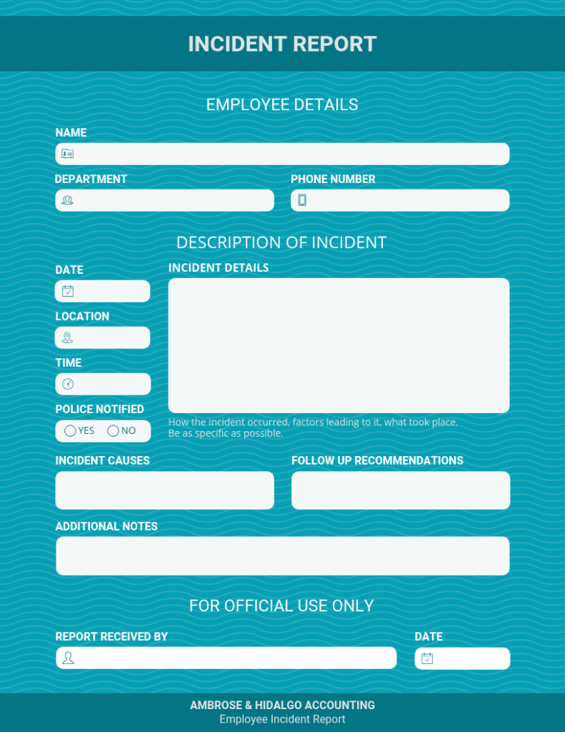 How To Write An Incident Report [+ Templates] – Venngage Pertaining To ...