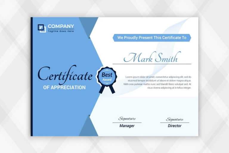 Modern Award Certificate Design Template In Award Certificate Design ...