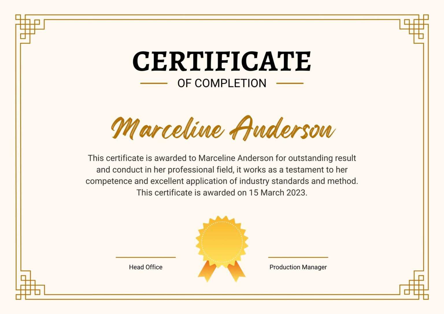 Page 10 – Free, Custom Printable Certificate Of Completion Regarding ...