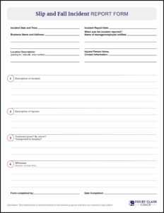 Generic Incident Report Template – Rebeccachulew.com