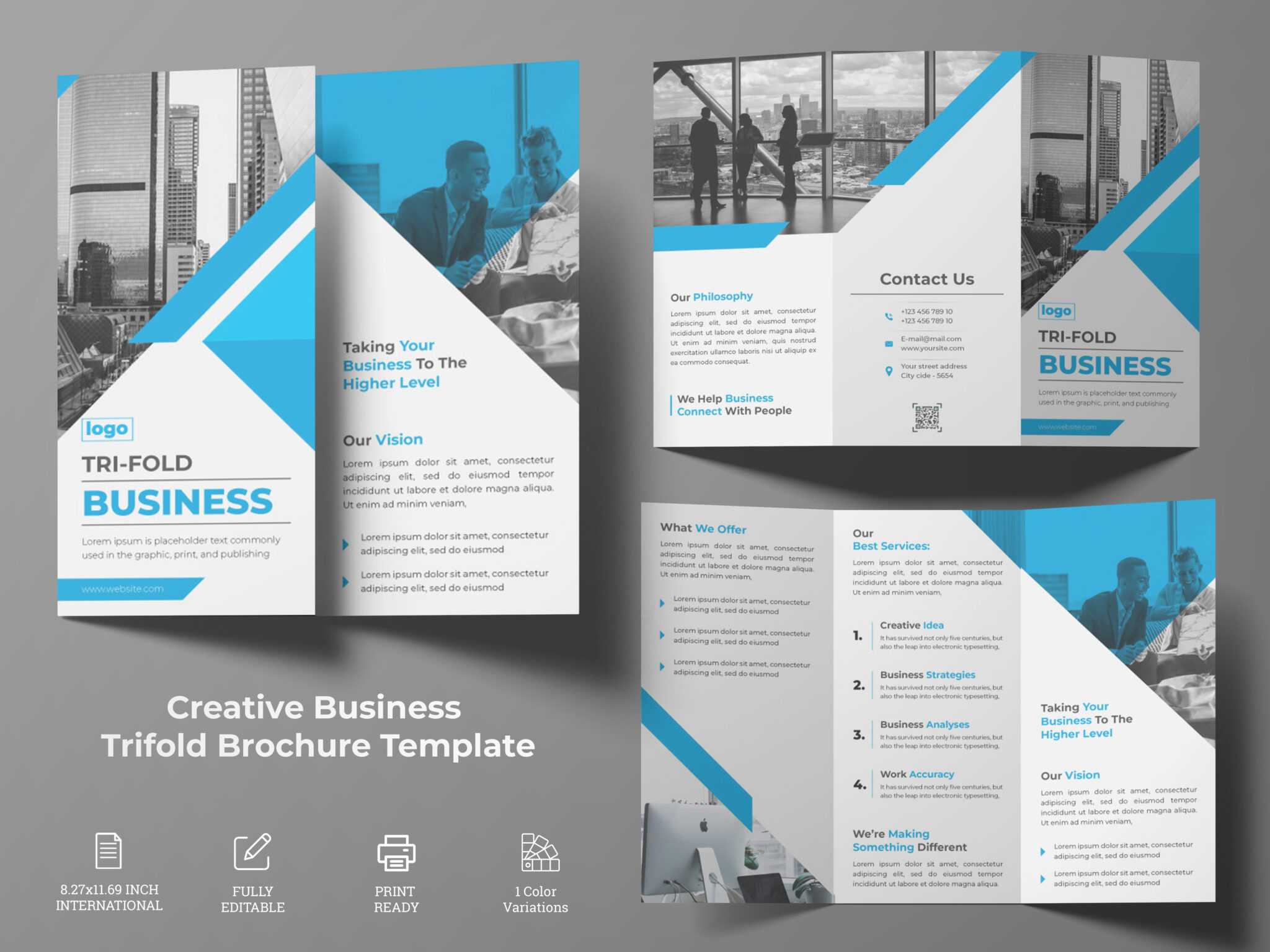 Tri Fold Brochure Publisher Template – Rebeccachulew.com